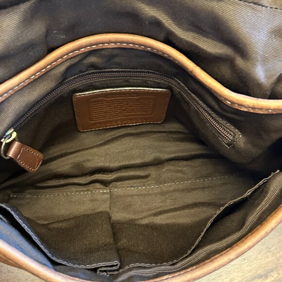 Vintage Coach 10317 Soho Buckle Braided Leather Mini Shoulder Bag Brown - Picture 12 of 16